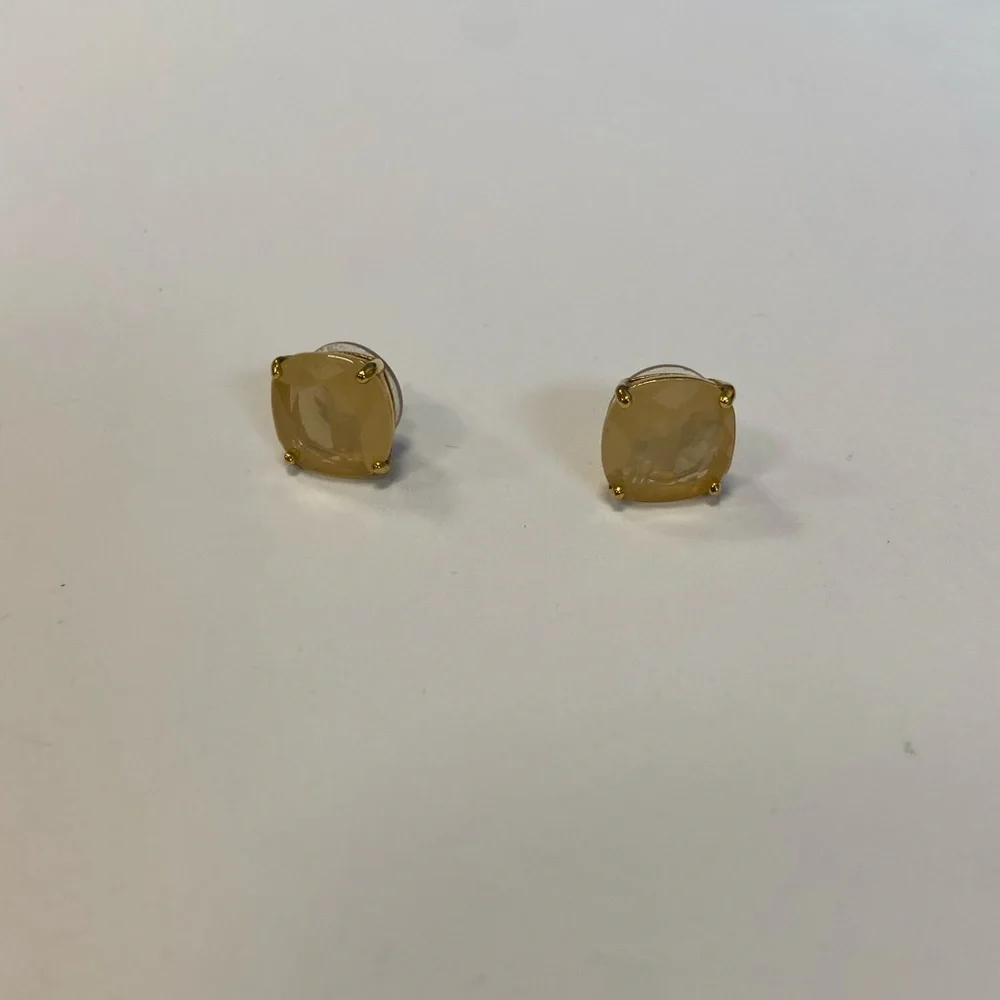 Kate Spade Yellow Stone Stud Earrings